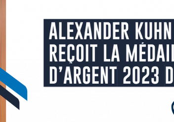 Alexander Kuhn reçoit la médaille d'argent 2023 du CNRS