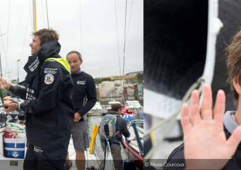 Sébastien Simon, promo 2014, 4e au classement général de la Solitaire Urgo Le Figaro